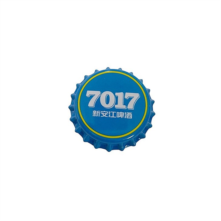 face side of beer bottle crown cap