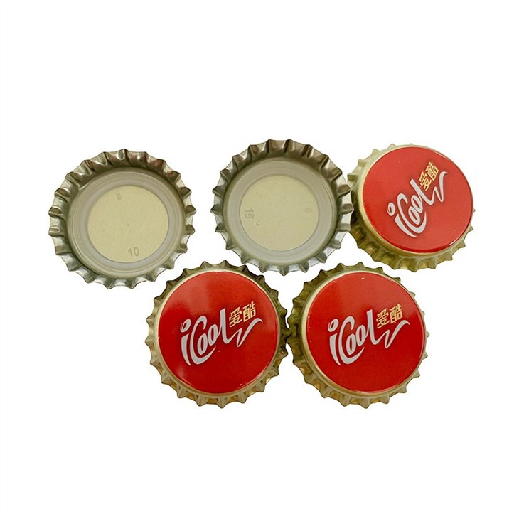 face and liner sides of tinplate crown cap